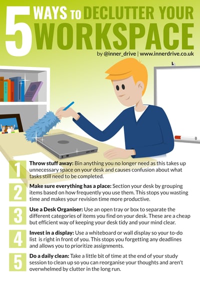 5 ways to declutter your workspace