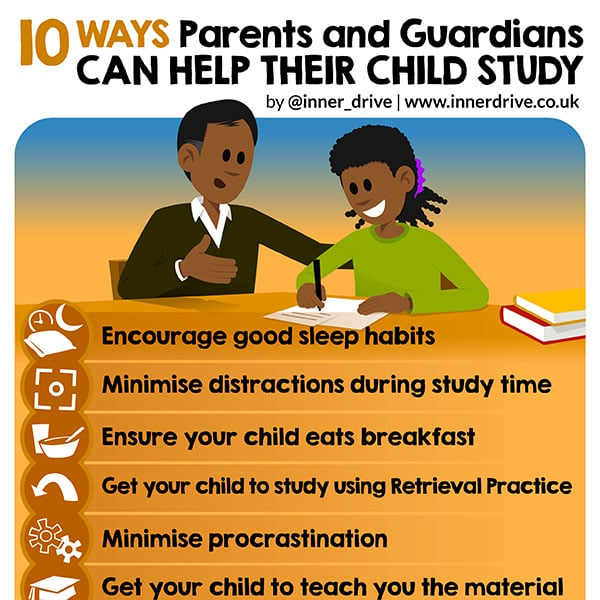 10 ways parents can help their child revise